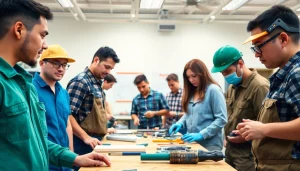Students learning hands-on skills at trade schools in Hawaii, featuring diverse vocational training.