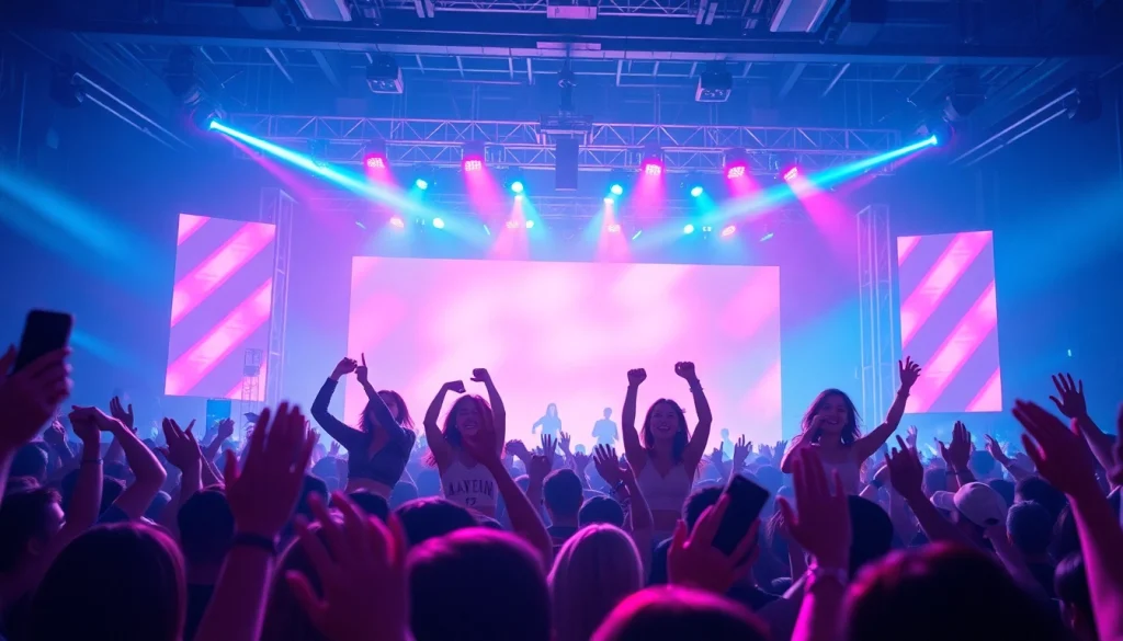 Engaging BLACKPINK news highlights an electrifying concert atmosphere with fans in attendance.