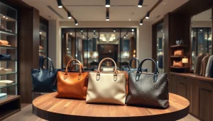 명품 이미테이션 가방을 세련된 부티크에서 선보이며 아름답게 전시합니다.