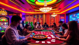 Experience thrilling gaming actions at shbet with vibrant casino tables and betting excitement.